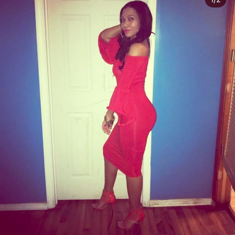 Red Fashion Nova Dress